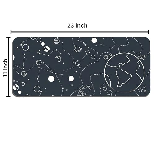 Image of XL Extended Gaming Mouse Pad | XXL Large Desk Mat 60x30cm for Laptop & PC | Non-Slip Rubber Base, Waterproof, Durable & Smooth Surface | Office, Gaming & Study, asthetic