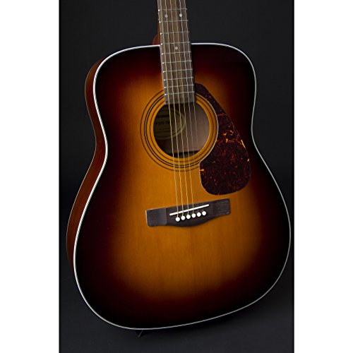 Image of Yamaha F370 Acoustic Guitar - Tobacco Brown Sunburst, 6-String Full-Size Guitar with Spruce Top & Rosewood Fingerboard, Ideal for Beginners & Intermediate Players