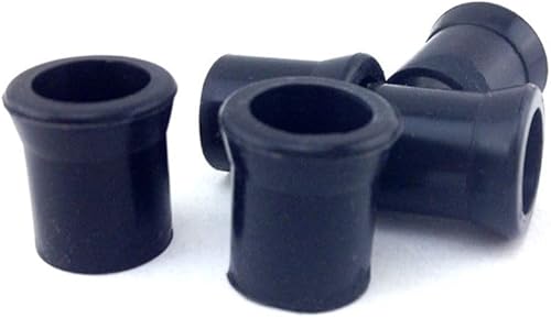 Heysong 5 agarres de goma para pipa de tabaco (negrogrande)