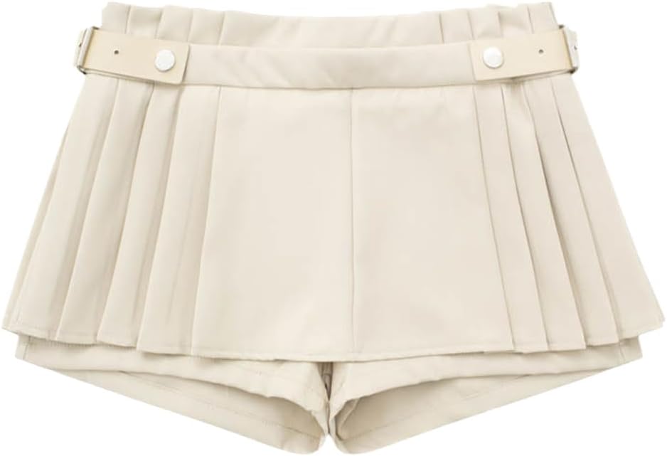 Women's Low Waist Mini Pleated Skirt Short Tennis Skirt Bottoms A Line Pink Women's Dress