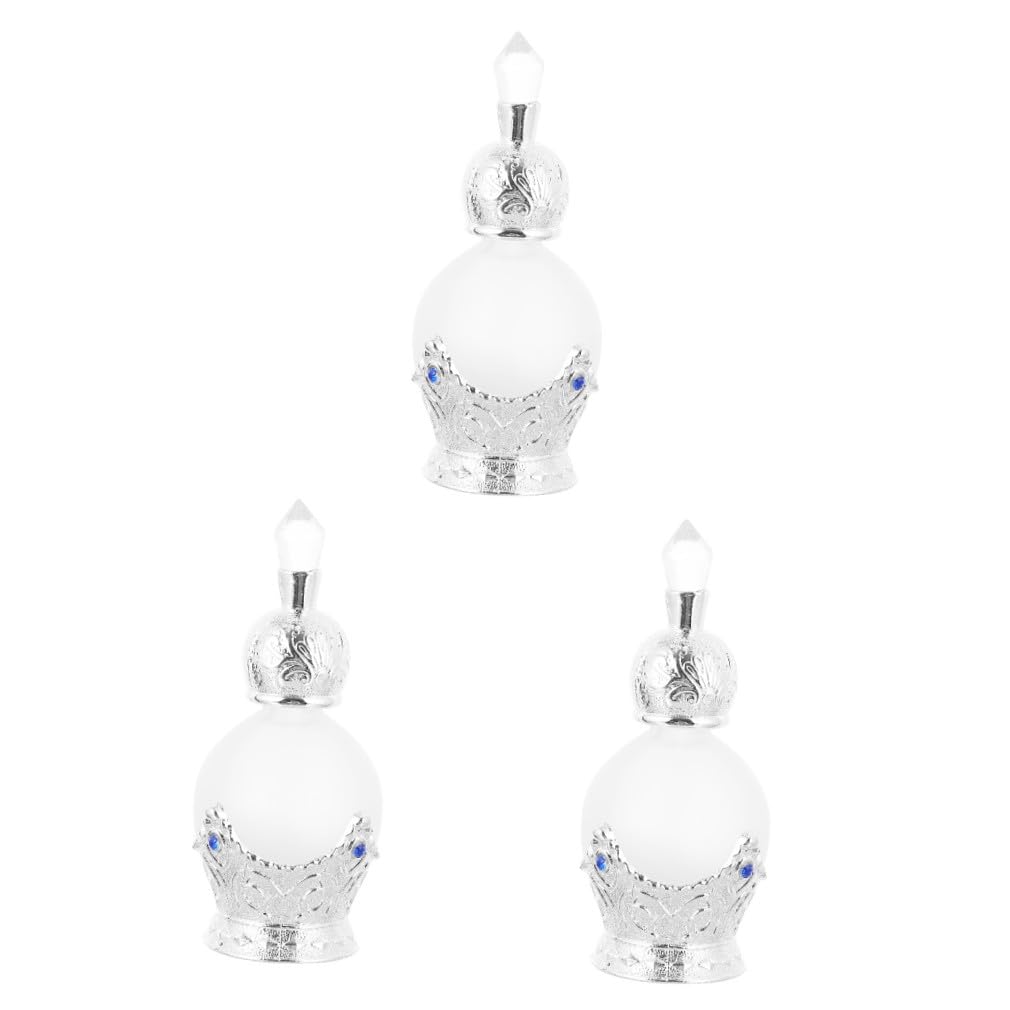 minkissy 3piezas Botella De Perfume Recargable De Elegante Frasco De Viaje Para Perfumes y Aceites Esenciales Diseño Retro y Compacto Sin Fugas Para Salidas y Viajes
