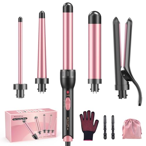 5 in 1 Keramik Lockenstab mit Glätteisen - BESTOPE MIX