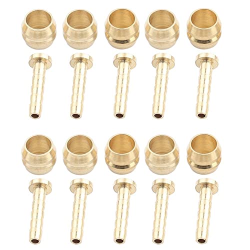 ZUZULI USB Handbrake 10 Set BH59 Bike Brake Hose Hydraulic Disc Brake Olive Connect Insert for BH90 BH59 Hydraulic Disc Brake Cable Hydraulic Brake System Handbrake (Color : for BH59)