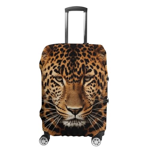 Depict A Leopard Luggage Cover, Washable Elastic Suitcase Cover Protector Fit 18-32 Inch Luggage