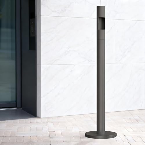Posacenere da pavimento, in acciaio inox, impermeabile, per esterni, per giardini, terrazze, hotel, garage