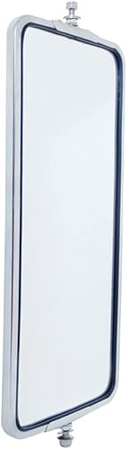 Miniatura 5 de United Pacific 86501B - Espejo de acero inoxidable con 18 luces LED de 7 x 16 pulgadas, grado 304, ajuste universal, LED de 12 V, pernos de 516