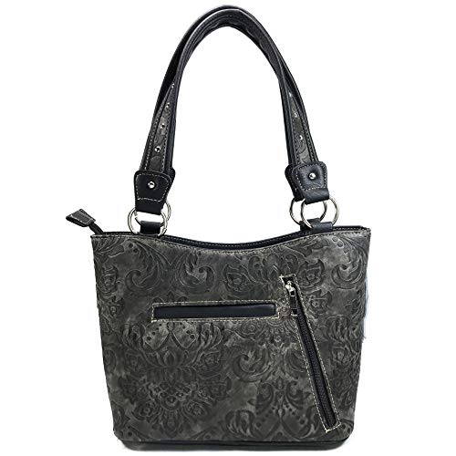 Bolso tote mujer Zelris con billetera turquesa miniatura 3