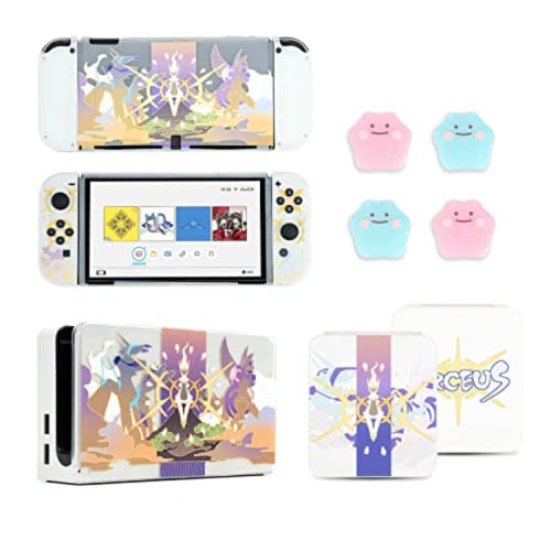 ENFILY Cute The Legend of Zelda Arceus Case Compatible with Nintendo Switch OLED, Dockable Case Swit