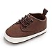 Geagodelia Baby Lauflernschuhe Weicher Hausschuhe Krabbelschuhe für Kleinkind Junge Mädchen FX11901 (6-12 Monate (Herstellergröße: 2), Braun)