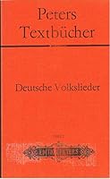 DEUTSCHE VOLKSLIEDER. Bernd. Pachnicke 3369000245 Book Cover