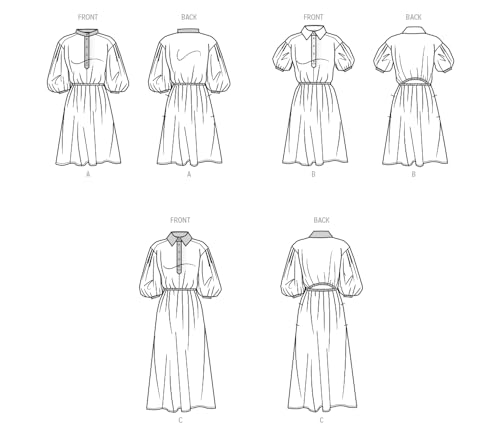 SIMPLICITY SS9888H5 Misses' Dresses H5 (6-8-10-12-14), Multicoloured, 6, 8, 10, 12, 14 - Image 4
