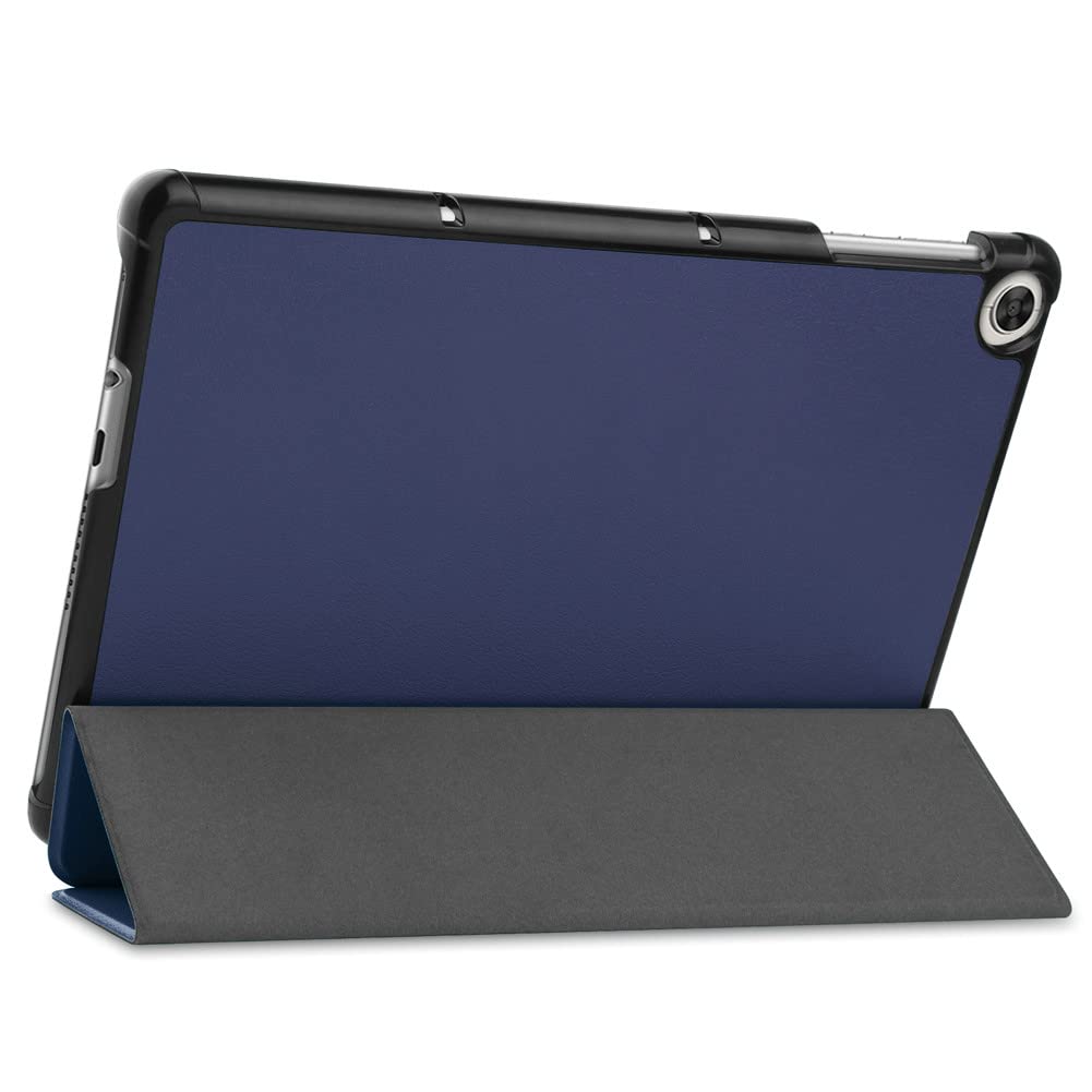 Kepuch Custer Cover In PU Pelle Per Huawei MatePad T10S (10.1") E T10 (9.7") – Custodia Leggera Nera - 2