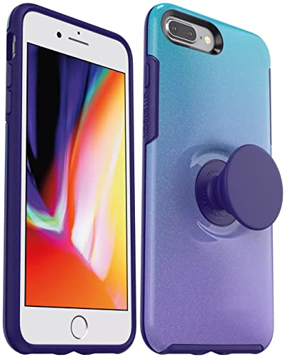 OtterBox + Pop Symmetry Series Case for iPhone 8 Plus & iPhone 7 Plus (ONLY - NOT Smaller 8/7) Non-Retail Packaging - Making Waves