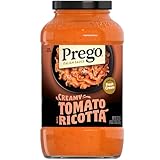 Prego Creamy Tomato Pasta Sauce With Ricotta Cheese, 23.75 oz Jar