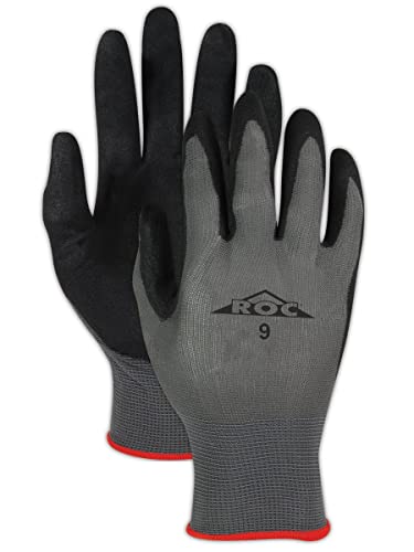 MAGID Enhanced Grip Mechanic Work Gloves, 12 PR, Sandy Nitrile Coated (Nitrix), Size 11/XXL, Automotive, Reusable, 13-Gauge (GP500)