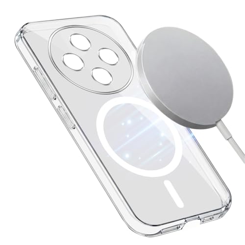 Image of Jkobi Lifetime Anti-Yellow MagSafe Compatible Clear Back Cover Case for Vivo iQOO Z10 (Sleek Hard Crystal | Shockproof and Camera Protection)