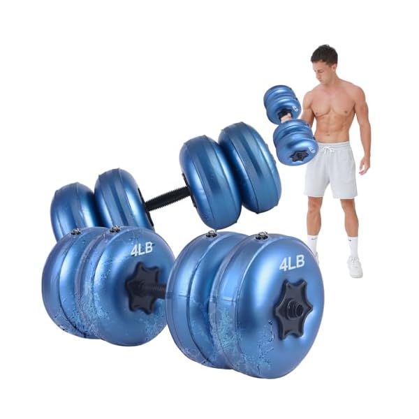 Water Filled Dumbbells Set - Water Filled Weights - Portable Travel Weights - Adjustable Dumbbells - Image 3