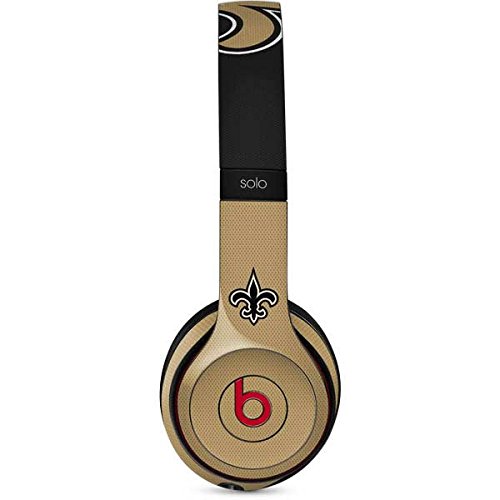 Skinit Decal Audio Skin Compatible with Beats Solo 2 Wireless - Officially Licensed NFL New Orleans Saints Zone Block Design