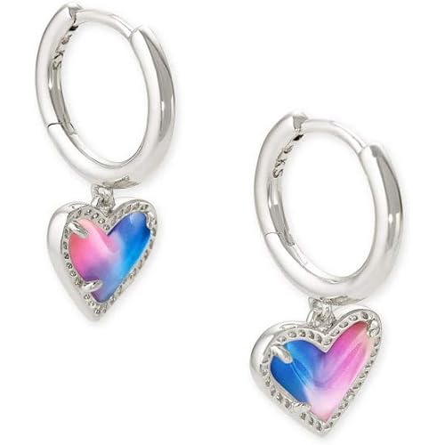 Kendra Scott Ari Heart Huggie Earrings for Women, Fashion Jewelry