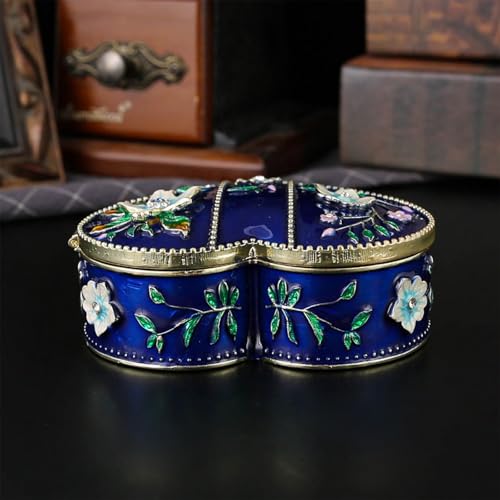 Boîte à bijoux en forme de cœur, le cadeau idéal avec compartiments doux - 6