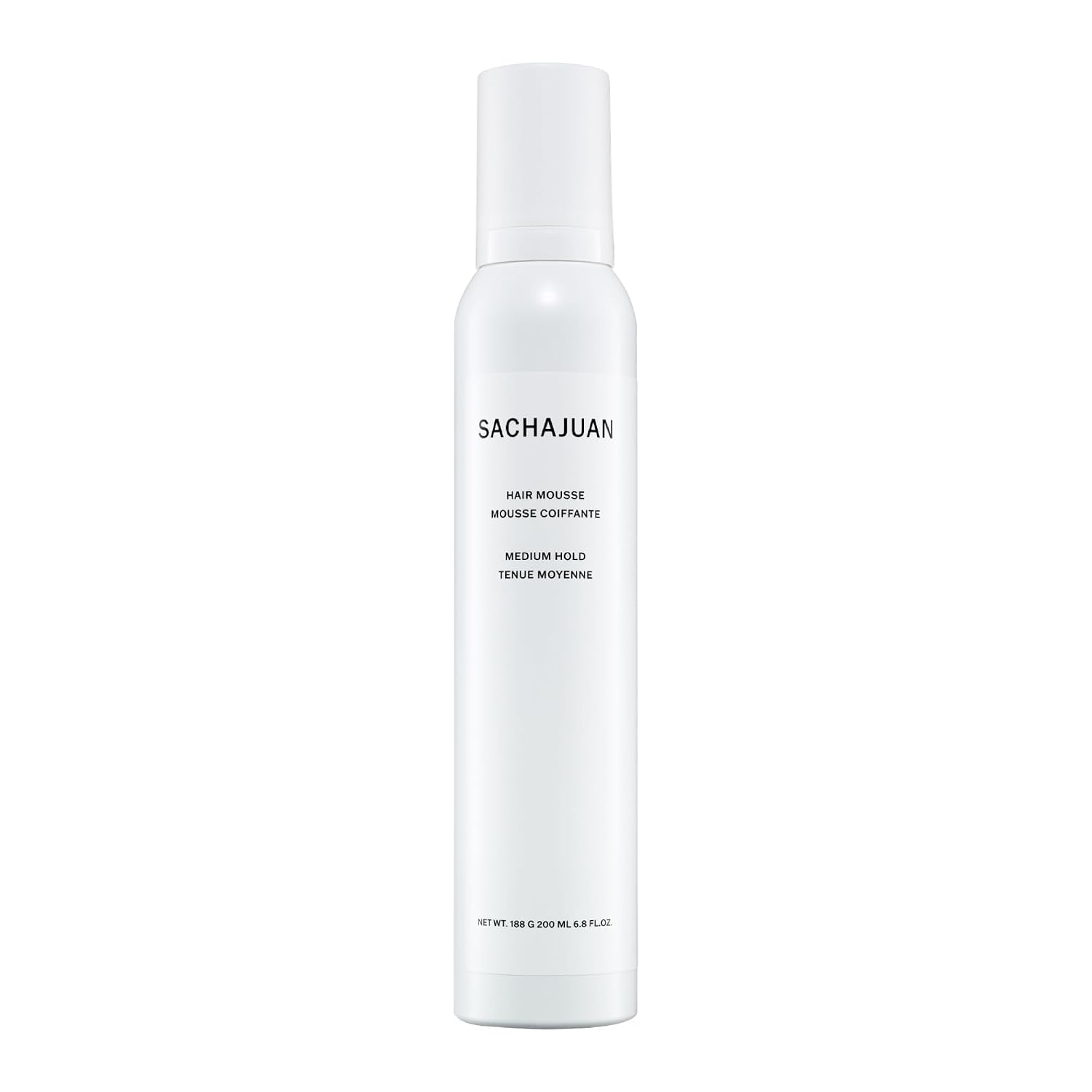 SACHAJUAN Hair Mousse 200 ml, Styling Aid For Volume, Body & Shine. Ideal For Fine, Flat & Difficult To Style Hair. Leaves Hair Weightless, Non Sticky & Shiny. Enriched With Ocean Silk Technology.