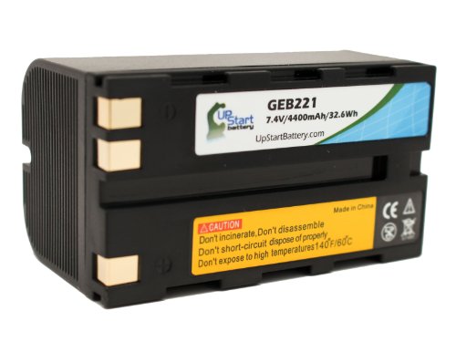 Replacement for Leica GEB221 Battery - Compatible with Leica GEB221 Survey Instrument Battery (4400mAh 7.4V Lithium-Ion)