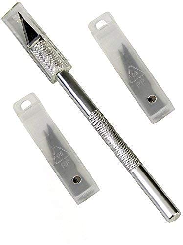 Image of KRAFTMASTERS� Detail Pen Cutter With 10 Interchangeable Blades For Carving and Paper Cutting