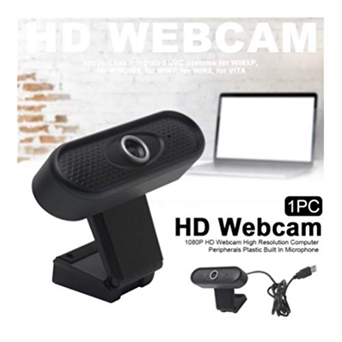 1080P HD Webcam Easy Apply Built in Microphone USB 2.0 Computer Peripherals Video