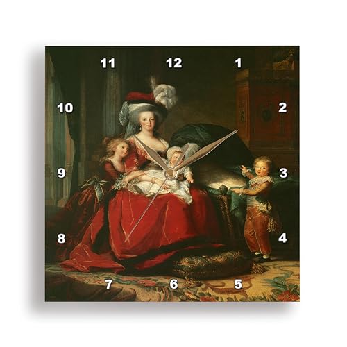 Reloj de Pared 3D Rose Marie-Antoinette 1787 miniatura 2