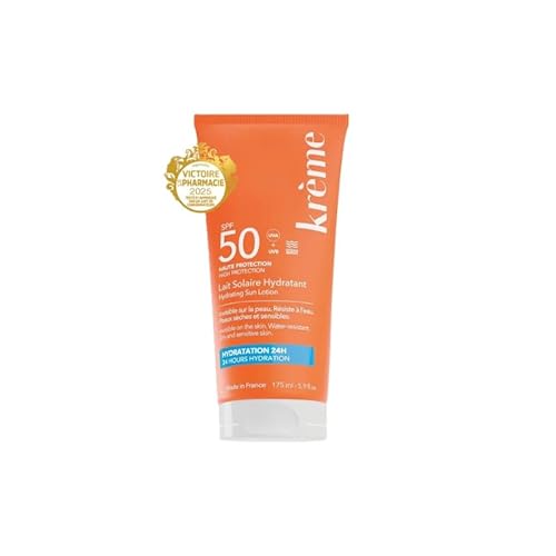 Krème Lait Solaire Hydratant SPF50 - Corps - Peaux Sèches et Sensibles, 175ml