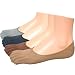 kilofly Women's Low Cut No Show Full Toe Socks Value Pack [Set of 4 Pairs]