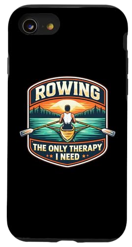 Rowing The Only Therapy I Need Row Crew Rower ���p �X�}�z�P�[�X iPhone SE (2020) / 7 / 8 �p