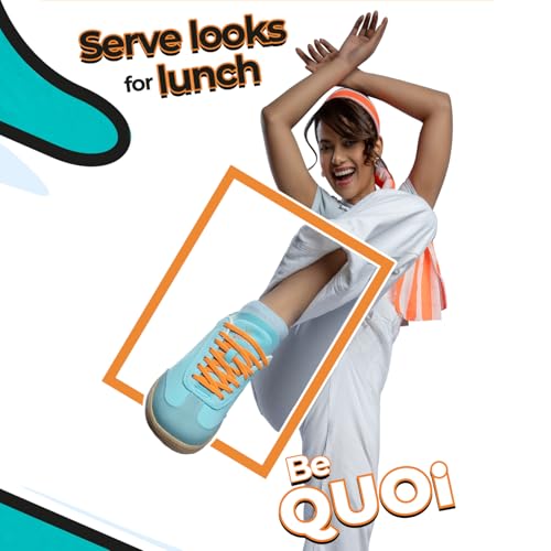 Image of YOHO Quoi Sneakers for Women | Soft Lining & Cushioned Insoles Shoes | Stylish & Casual Everyday | Vibrant Colours