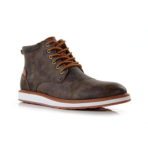Image of Ferro Aldo Men's Chukka Sneaker Boot | Casual Cap Toe Ankle Boot Hybrid with Lightweight Sole |