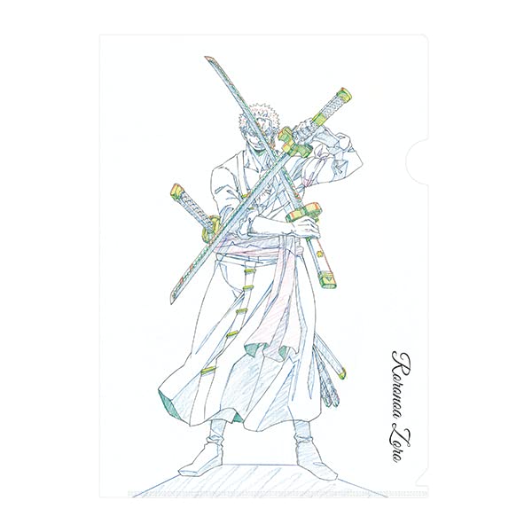 麦わらストア Art Collection ゾロ クリアファイル ワンピース