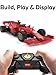 RASTAR 97000 1/16 Ferrari F1 SF1000 Collectible RC Car Building Kit - Ideal Gifts for Play & Display - Officially Licensed Car Model with Remote Controller for Kids, Teens & Adults