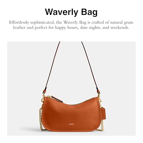 Image of Coach Women's Natural Grain Leather Waverly Bag