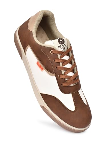 Image of HEALTH FIT Softest Cushioned Sneakers Supreme Comfort Fashion Sneakers for Men's Low Top Sneakers Sophisticated Style Versatile Design 149