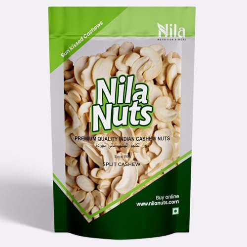 NilaNuts Plain Splits Air Roasted Cashew Kernals Sealable Pouch | Dry Fruit | Kaju (250g) (B0DFTN6PYR) Amazon Price History, Amazon Price Tracker