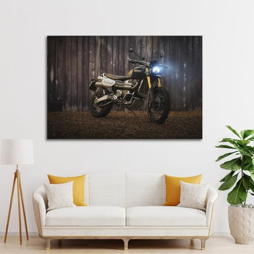 Poster Triumph Scrambler 1200 pour déco chambre vintage - 3