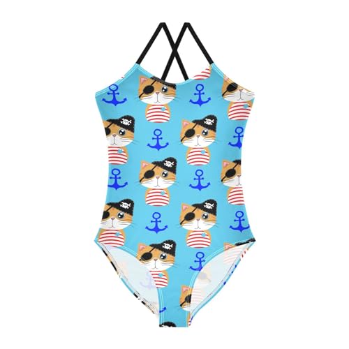 Image of Ollabaky Girls One Piece Swimsuit Bathing Suit Beachwear 3-10T