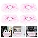 VOSAREA 300pcs Disposable Pedicure Liners Beauty Salon Wash Basin Wrapping Bags Clear Pedi Guard Bath Liners for Foot Bath/Spa/Massage (Pink)