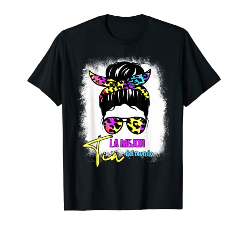 La mejor Tia de Mundo, regalo español, regalo de cumpleaños Camiseta
