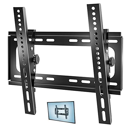 Dohiis 55 tum TV-väggfäste, TV-fästen väggfäste för 26-55 tum LED LCD OLED max upp till 80 kg max VESA 400 x 400 mm för LG/SONY/Samsung/XiaoMi