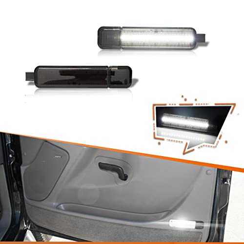 Lámpara LED interior para puerta ADIIL negro lente blanco miniatura 1