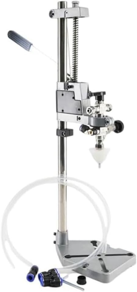 Reverse Pressure Bottling Machine, Stainless Steel, Suitable for 10-50mm Bottle Necks, Height Adjustable Manual Liquid Filling, for Beer, Wine, etc