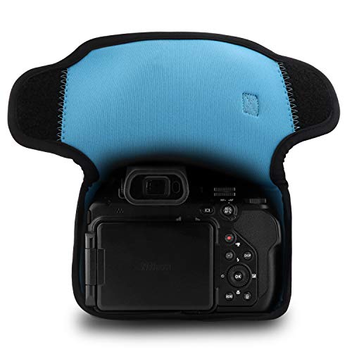 Funda Neopreno Ultra Ligera para Cámara Nikon Coolpix P1000 Azul miniatura 5