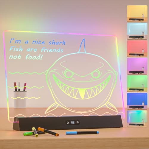Tableau d'affichage LED acrylique effaçable à sec pour magasin
