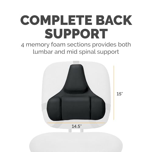 Fellowes Professional Series Back Support, Black (8037601) by Fellowes - Image 3