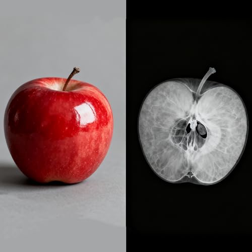 image for SZREGGIO Vegetable, Fruit and Plant X-Rays, Set of 10, Simulation Spec
